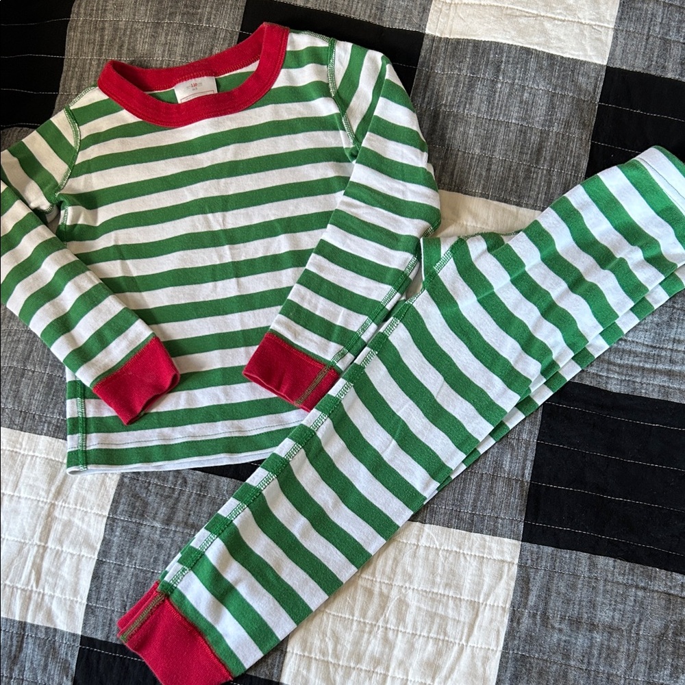 Hanna Andersson Festive Striped Pajama Set